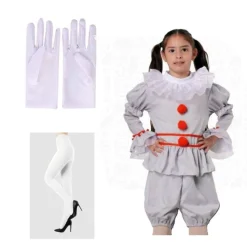Disfraz Payasa Terrorífica para Niñas Pennywise Payaso IT