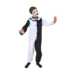Discount Dysmad Disfraz Payaso Asesino Blanco y Negro Infantil