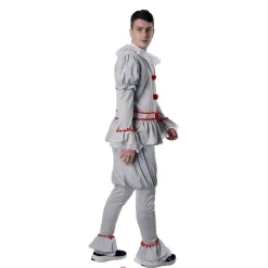 Online Kebedo Moda Disfraz Payaso IT Asesino Máscara Terror Pennywise Derry