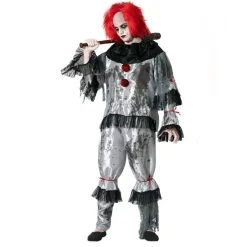 Disfraz Payaso Terror Hombre Adulto IT Pennywise Mono Enterizo Peluca