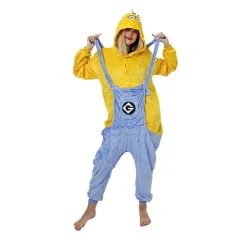 Discount Disfraces Lucero Disfraz Pijama de Ayudante Maligno Adulto – Mono de Villano Divertido