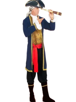 Disfraz pirata de los siete mares Talla XL