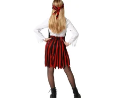 Disfraz Pirata rojo negro infantil