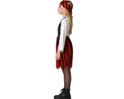 Disfraz Pirata rojo negro infantil