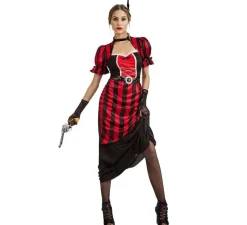 Disfraz pistolera Can Can Mujer