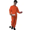 Disfraz Preso Loco Naranja Adulto