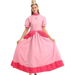 Clearance Kebedo Moda Disfraz Princesa Peach