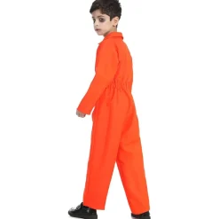 Best Kebedo Moda Disfraz Prisionero Naranja Infantil Unisex