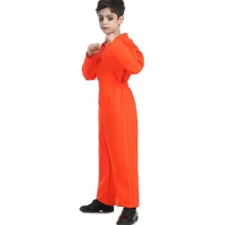 Best Kebedo Moda Disfraz Prisionero Naranja Infantil Unisex