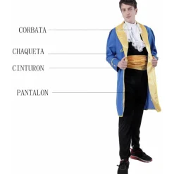 Disfraz Príncipe Bestia o Príncipe Azul Adulto
