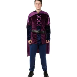Outlet Kebedo Moda Disfraz Príncipe Lila Vintage Hombre Adulto