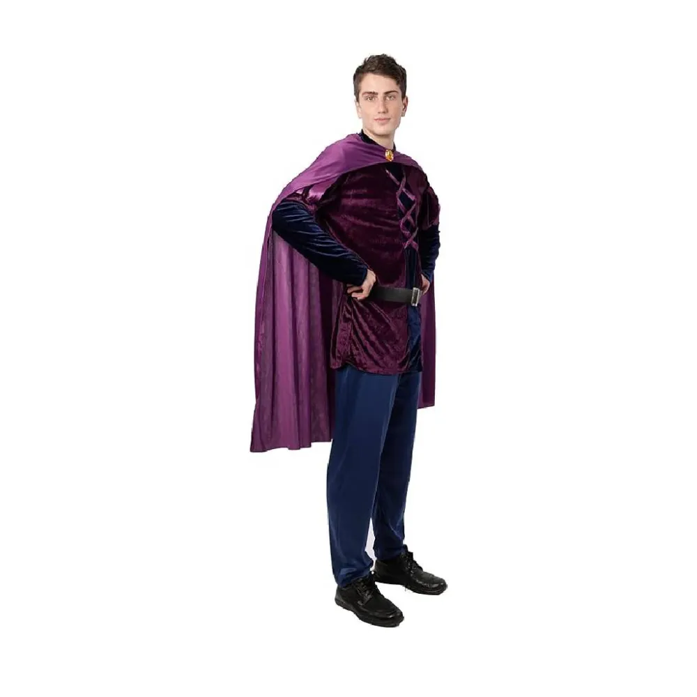 Outlet Kebedo Moda Disfraz Príncipe Lila Vintage Hombre Adulto