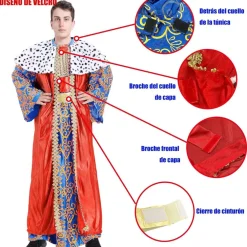 Online Kebedo Moda Disfraz Rey Mago Melchor
