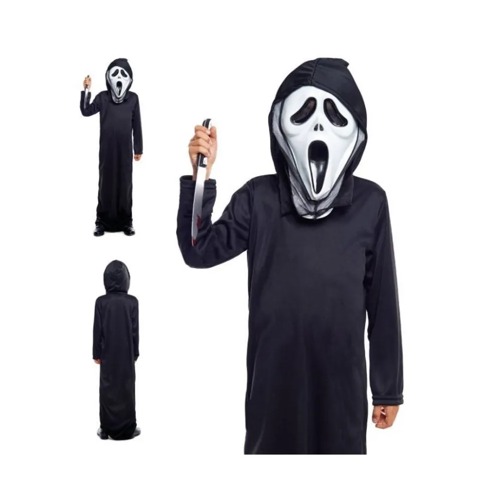 Clearance Kebedo Moda Disfraz Scream Fantasma Scary Movie Infantil