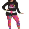 Discount Fiestas Guirca Disfraz 80s woman