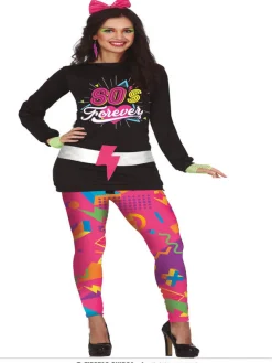 Discount Fiestas Guirca Disfraz 80s woman