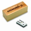Dominó de metacrilato en caja de madera