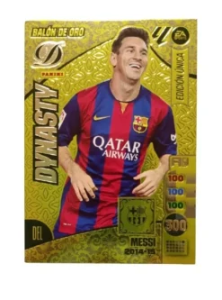 Dream Box Balón de Oro Dinasty Lionel Messi 2014-15 Adrenalyn XL 2024 2025 Panini