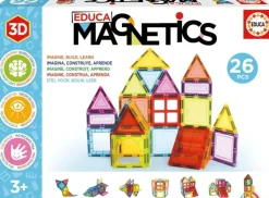 Educa Magnetics. Imagina, construye, aprende (26 piezas)