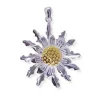 Eguzkilore de plata de 28mm (PL231P)