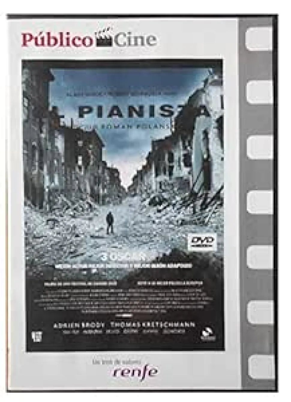 El Pianista (Ed. Público) DVD Adrien Brody,Thomas Kretschmann,Roman Polansky