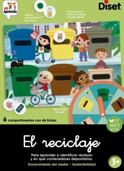Outlet Diset El reciclaje. Para aprender a identificar residuos y en qué contenedores depositarlos