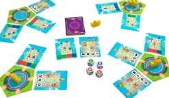 El Rey de los Dados Junior. Tirar los dados y construir castillos