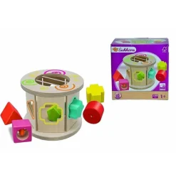 Clearance Eichhorn Encajable Infantil Cilindro de Madera Color y Formas