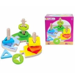 Encajable Puzzle Infantil de Madera Color y formas