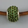 Online Entrepieza Verde Peridot 5 Cristal Y Plata De Ley