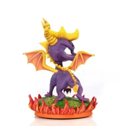 Estatua First 4 Figure Spyro del videojuego Spyro 2 En busca de los talismanes Fabricada en PVC 20 cm Limitada