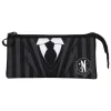 Estuche Portatodo Triple Fan Karactermania Miercoles Wednesday Uniforme 23x11x7 cm