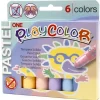 Best Alpino Estuche Témpera solida Playcolor One 6 colores Pastel -