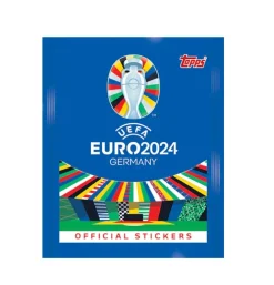 Clearance Topps Euro 2024 Colección oficial de Stickers (pegatinas) Eurocopa Alemania son 25 sobres