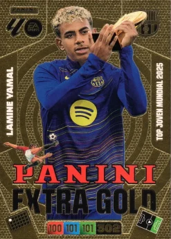 Extra Gold Lamine Yamal 2025-26 Cromo Panini Adrenalyn XL La Liga 25/26