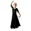Falda Flamenca infantil negra con un volante