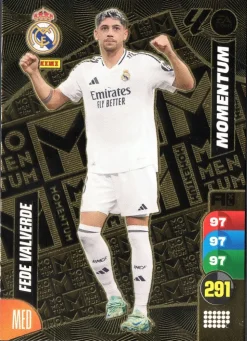 Fede Valverde Momentum Real Madrid cromo Adrenalyn XL 2024 2025 La liga 24/25