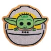 Felpudo Tapete Suelo Troquelado Star Wars Mandalorian Baby Yoda Grogu 51x54cm