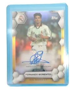 Fernando Morientes Autógrafo Original Real Madrid Fan Set 2024 2025 Topps