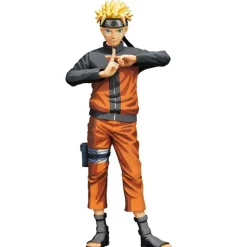 Figura Banpresto NARUTO SHIPPUDEN Naruto Uzumaki Grandista Nero Manga Dimensiones 27cm