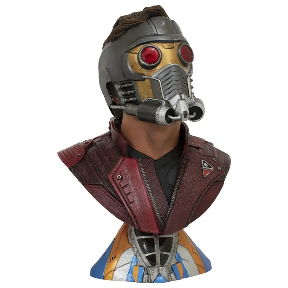 Diamond Select Figura Busto ½ Tridimensional Resina Marvel Endgame Guardianes de la Galaxia Star-Lord Toys Leg