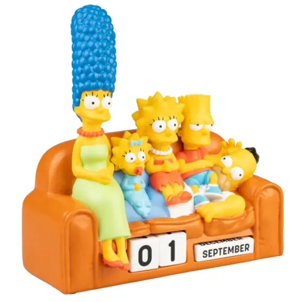 Outlet Erik Figura Calendario Perpetuo 3D The Simpsons en el Sofá 18x17x9cm