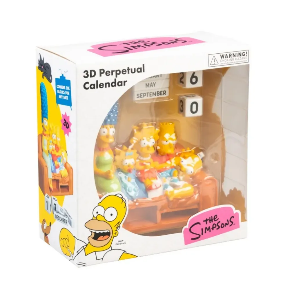 Outlet Erik Figura Calendario Perpetuo 3D The Simpsons en el Sofá 18x17x9cm