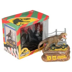 Figura Calendario Perpetuo 3D Jurassic Park Tiranosaurus Rex 18x17x13cm