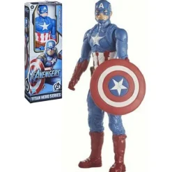 New Marvel Figura Capitán América Clásico Avengers Titan Hero