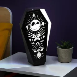 Figura con Luz Ataúd Jack Skellington Pesadilla antes de Navidad Lámpara 28cm