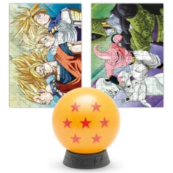 Figura Dragon Ball Z Bola 7 con Puzle de Doble Cara 98pz
