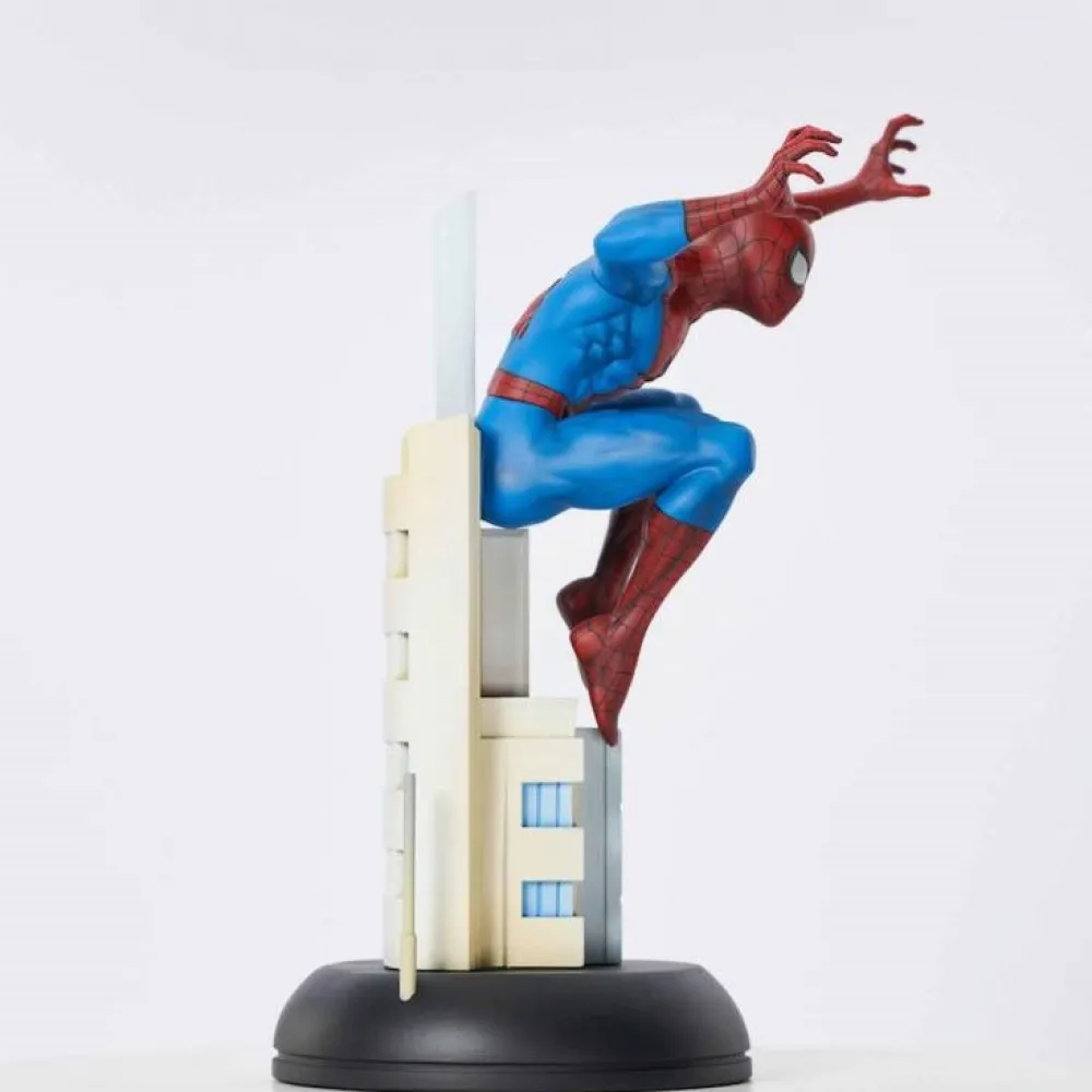 Hot Diamond Select Figura Estatua PVC Marvel Gallery Toys Spider-Man Edificio 25 cm