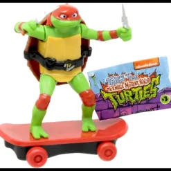 Figura Tortuga Ninja con patinete Raphael con Bandana Roja