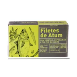 Filetes de Atún en Aceite de Oliva con Verduras, Especias y Piri-piri